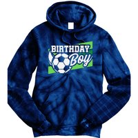 Soccer Birthday Party Birthday Boy Soccer Birthday Tie Dye Hoodie