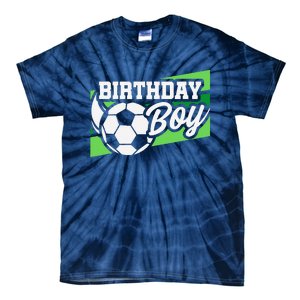 Soccer Birthday Party Birthday Boy Soccer Birthday Tie-Dye T-Shirt