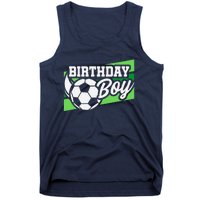 Soccer Birthday Party Birthday Boy Soccer Birthday Tank Top