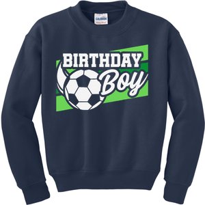 Soccer Birthday Party Birthday Boy Soccer Birthday Kids Sweatshirt