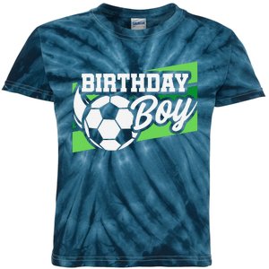 Soccer Birthday Party Birthday Boy Soccer Birthday Kids Tie-Dye T-Shirt