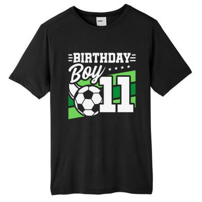 Soccer Birthday Party 11 Year Old Boy 11th Birthday Tall Fusion ChromaSoft Performance T-Shirt