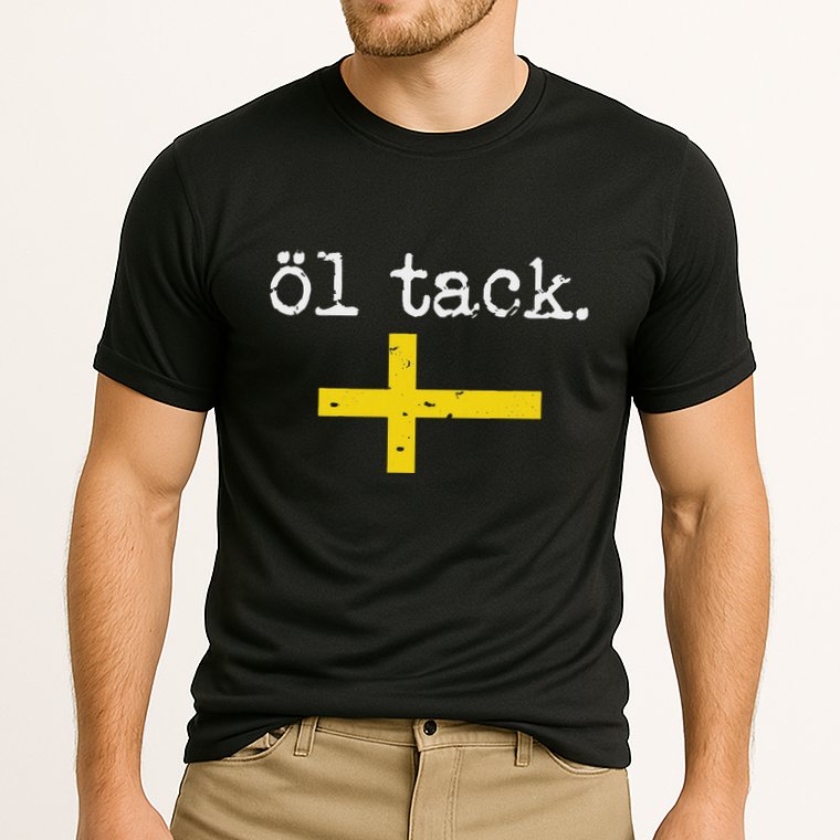 Swedish Beer Please Ol Tack Cooling Performance Crew T-Shirt