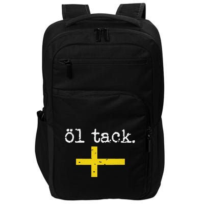 Swedish Beer Please Ol Tack Impact Tech Backpack