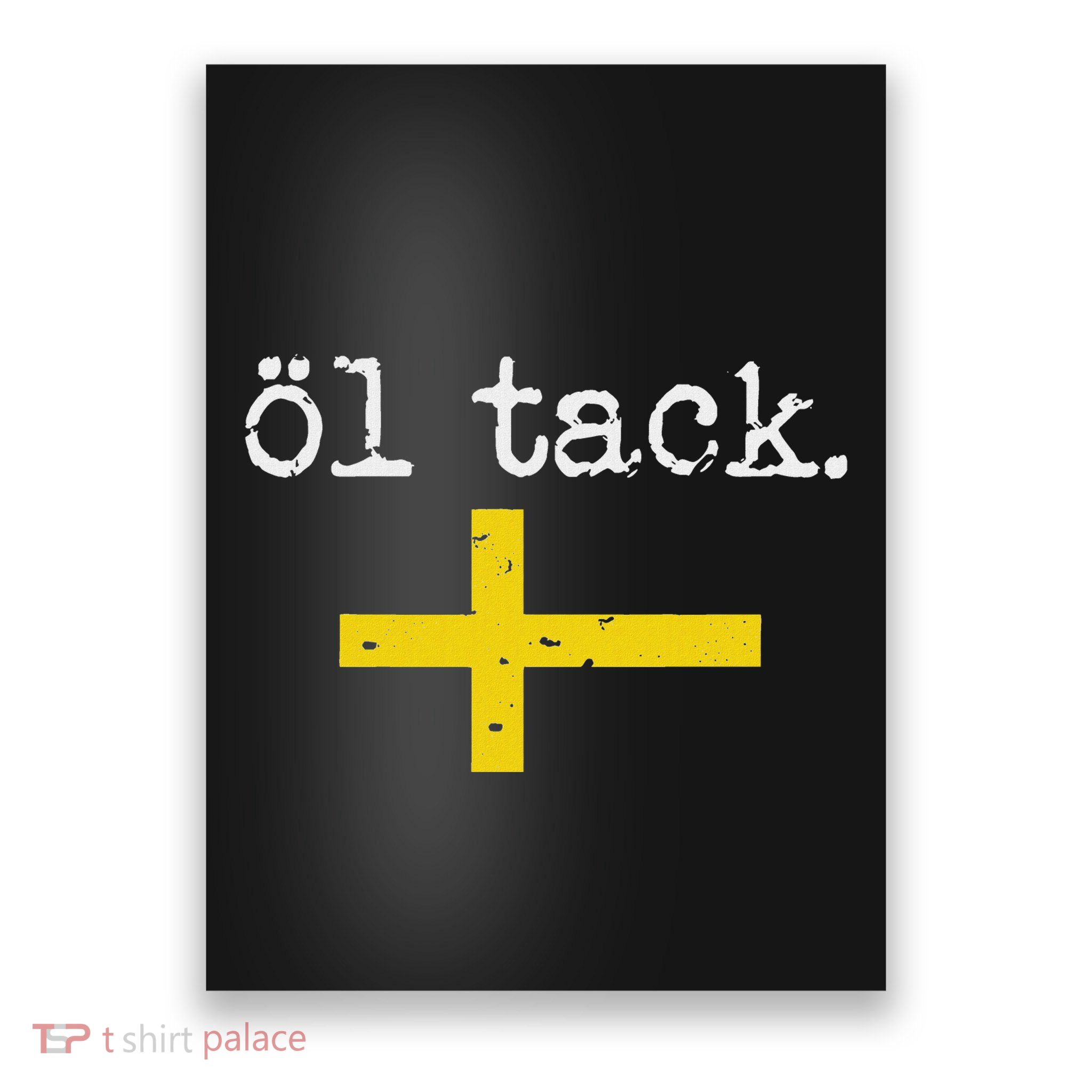 Swedish Beer Please Ol Tack Poster