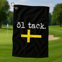 Swedish Beer Please Ol Tack Golf Towel