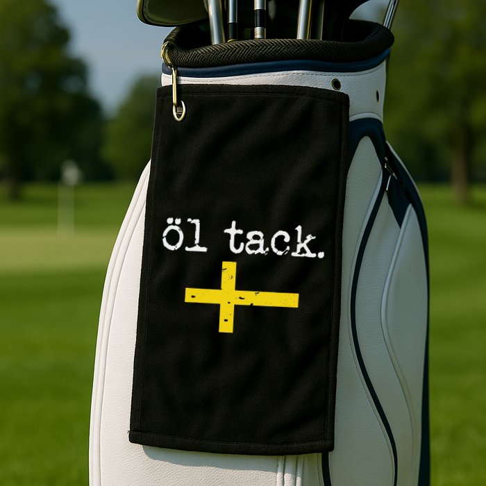 Swedish Beer Please Ol Tack Golf Towel