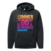 Summer Body Progress Motif Performance Fleece Hoodie