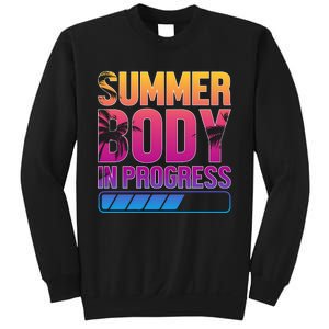 Summer Body Progress Motif Sweatshirt