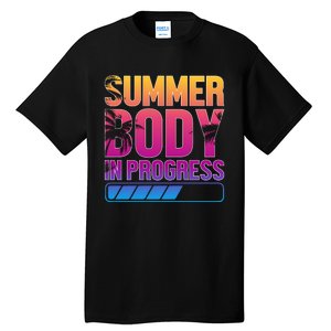 Summer Body Progress Motif Tall T-Shirt