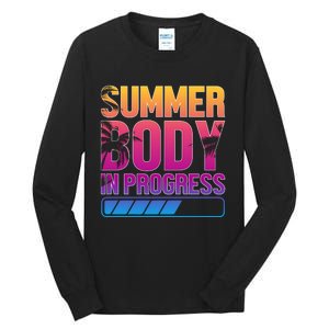 Summer Body Progress Motif Tall Long Sleeve T-Shirt