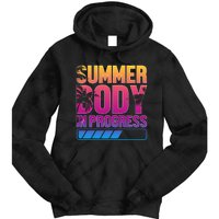 Summer Body Progress Motif Tie Dye Hoodie