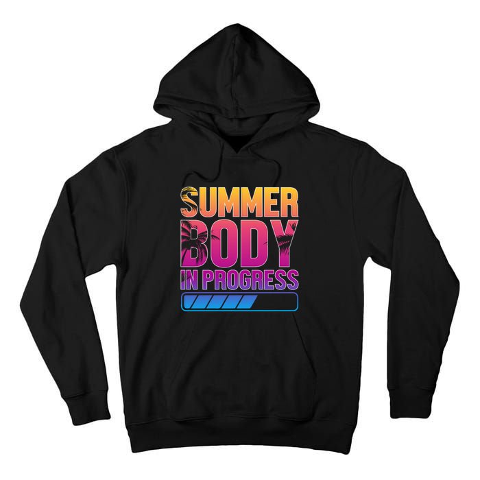 Summer Body Progress Motif Tall Hoodie