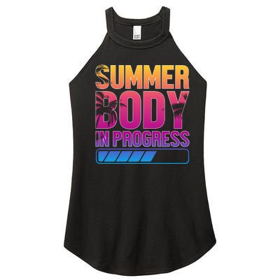 Summer Body Progress Motif Women’s Perfect Tri Rocker Tank