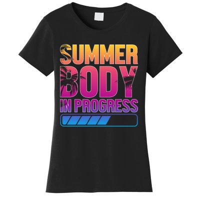 Summer Body Progress Motif Women's T-Shirt