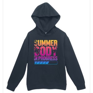 Summer Body Progress Motif Urban Pullover Hoodie