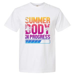 Summer Body Progress Motif Garment-Dyed Heavyweight T-Shirt