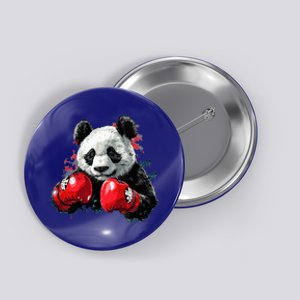 Sport Boxing Panda Costume With Boxing Gloves Button