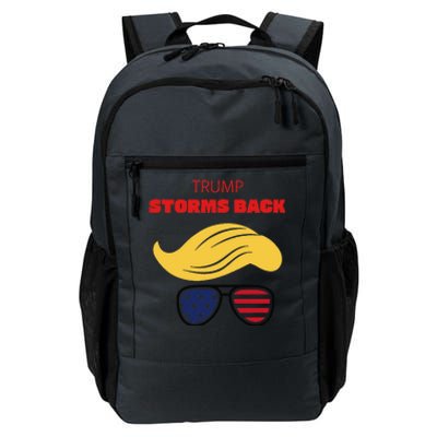 Storms Back Patriotic Congratulation Trump Supporters Daily Commute Backpack