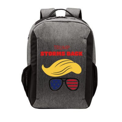 Storms Back Patriotic Congratulation Trump Supporters Vector Backpack