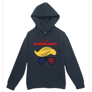 Storms Back Patriotic Congratulation Trump Supporters Urban Pullover Hoodie