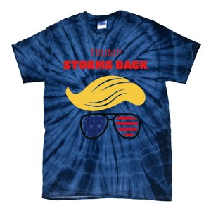 Storms Back Patriotic Congratulation Trump Supporters Tie-Dye T-Shirt