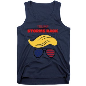 Storms Back Patriotic Congratulation Trump Supporters Tank Top