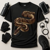 Snake Ball Python Cooling Performance Crew T-Shirt