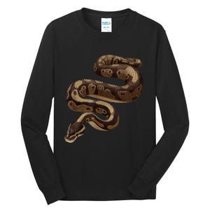 Snake Ball Python Tall Long Sleeve T-Shirt