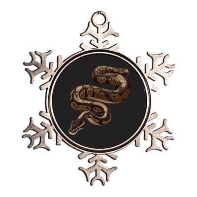 Snake Ball Python Metallic Star Ornament