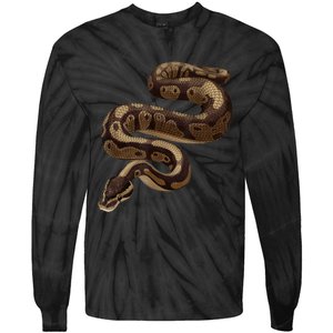 Snake Ball Python Tie-Dye Long Sleeve Shirt