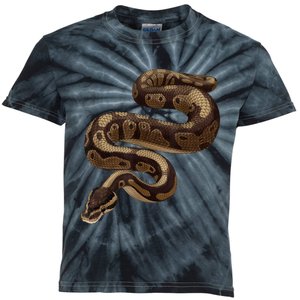 Snake Ball Python Kids Tie-Dye T-Shirt