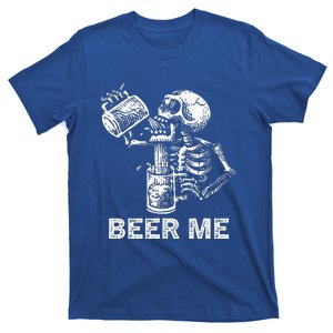 Skeleton Beer Party Halloween Gift T-Shirt