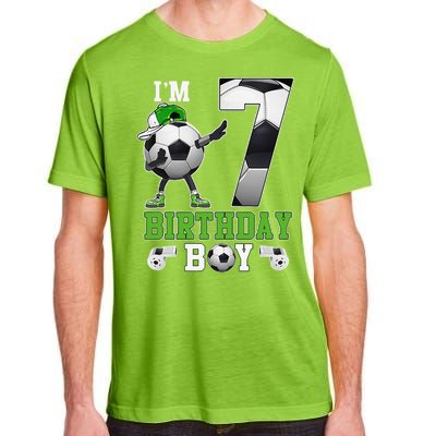 Soccer Birthday Party 7 Years Old 7th Birthday Est 2016 Adult ChromaSoft Performance T-Shirt