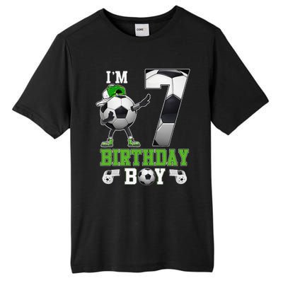 Soccer Birthday Party 7 Years Old 7th Birthday Est 2016 Tall Fusion ChromaSoft Performance T-Shirt