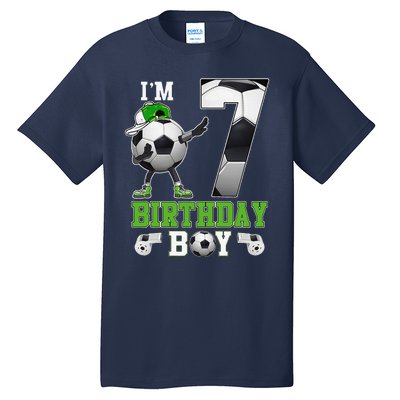 Soccer Birthday Party 7 Years Old 7th Birthday Est 2016 Tall T-Shirt