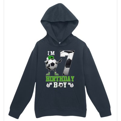 Soccer Birthday Party 7 Years Old 7th Birthday Est 2016 Urban Pullover Hoodie