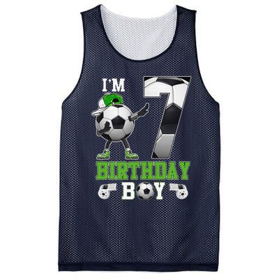 Soccer Birthday Party 7 Years Old 7th Birthday Est 2016 Mesh Reversible Basketball Jersey Tank