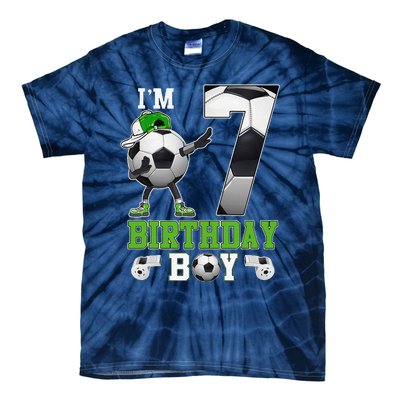 Soccer Birthday Party 7 Years Old 7th Birthday Est 2016 Tie-Dye T-Shirt