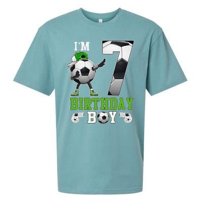 Soccer Birthday Party 7 Years Old 7th Birthday Est 2016 Sueded Cloud Jersey T-Shirt