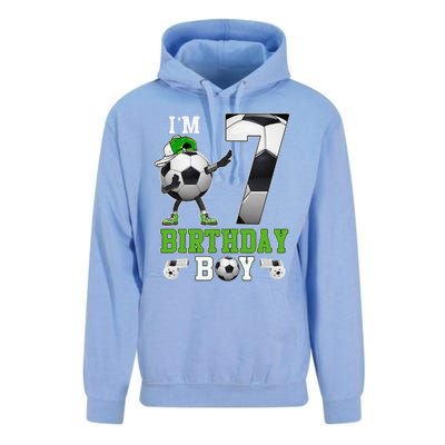 Soccer Birthday Party 7 Years Old 7th Birthday Est 2016 Unisex Surf Hoodie