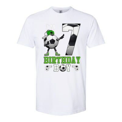 Soccer Birthday Party 7 Years Old 7th Birthday Est 2016 Softstyle CVC T-Shirt