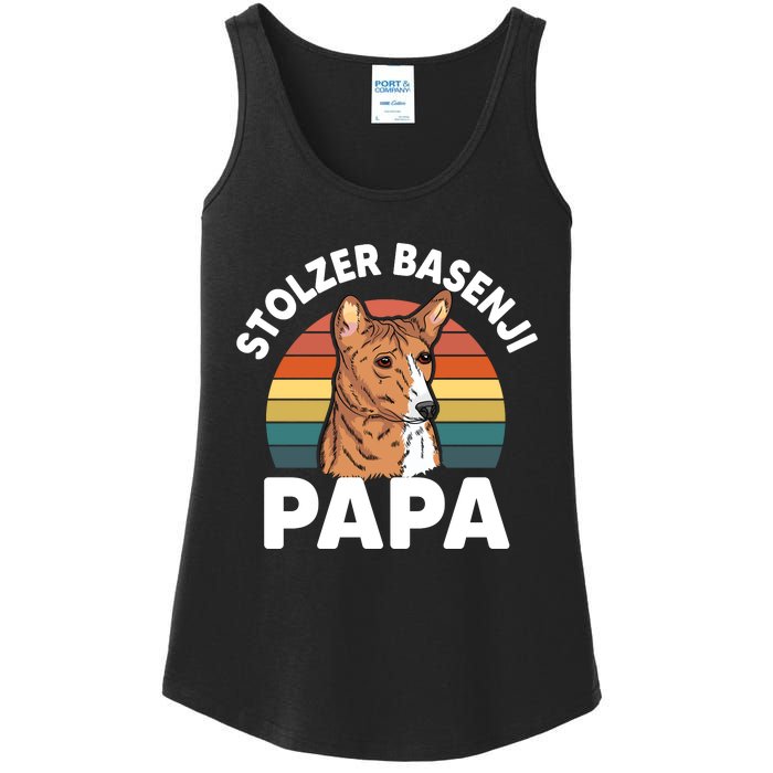 Stolzer Basenji Papa Ladies Essential Tank