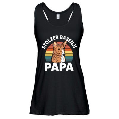 Stolzer Basenji Papa Ladies Essential Flowy Tank