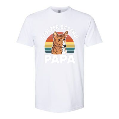 Stolzer Basenji Papa Softstyle CVC T-Shirt