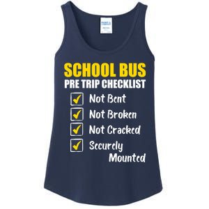 School Bus Pre Trip Checklist School Bus Driver Appreciation Ladies Essential Tank