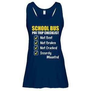 School Bus Pre Trip Checklist School Bus Driver Appreciation Ladies Essential Flowy Tank