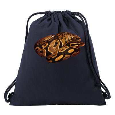 Snake Ball Python Tee Drawstring Bag