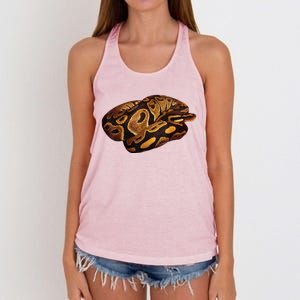 Snake Ball Python Tee Women's Knotted Racerback Tank