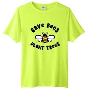 Save Bees Plant Trees Beekeeper Honey Conservation Earth Gift Tall Fusion ChromaSoft Performance T-Shirt